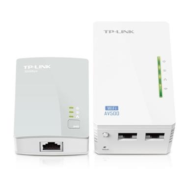 TP-LINK TL-WPA4220KIT 300Mbps AV500 Wireless N Powerline Extender Starter Kit