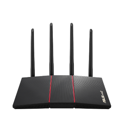 ASUS RT-AX55 AX1800 Dual Band WiFi 6 (802.11ax) Router supporting MU-MIMO
