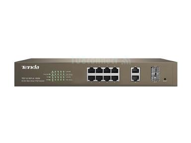 TENDA TEF1210P-8-150W 8-Port 10/100M + 2-Port Gigabit TP/SFP Combo PoE Web Smart Switch