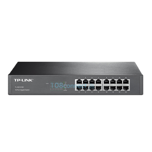 TP-LINK TL-SG1016D 16 Port 10/100/1000 Gigabit Unmanaged Switch, 1U 13