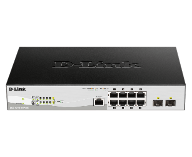 D-LINK DGS-1210-10P/ME 10-Port Gigabit PoE Metro Ethernet Switch