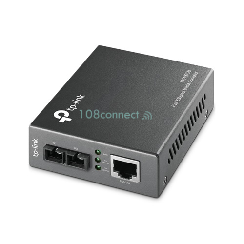 TP-LINK MC100CM Media Converter (10/100 Ethernet to 100BASE-FX Multimode Fibre, SC Connector)