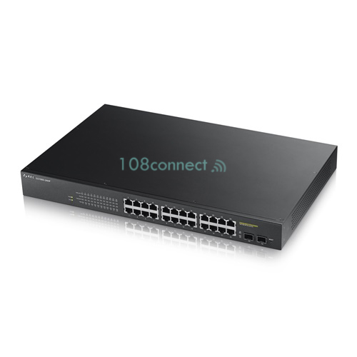 ZyXEL GS1900-24HP 24-port Gigabit Smart Managed PoE with 2 GbE SFP ports (Power budget 170 watts)
