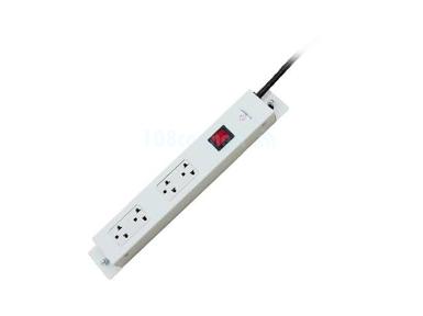 GERMANY G7-00004 AC POWER DISTRIBUTION 4 Universal Outlet w/Cable 1.8 M.& Surge Protection