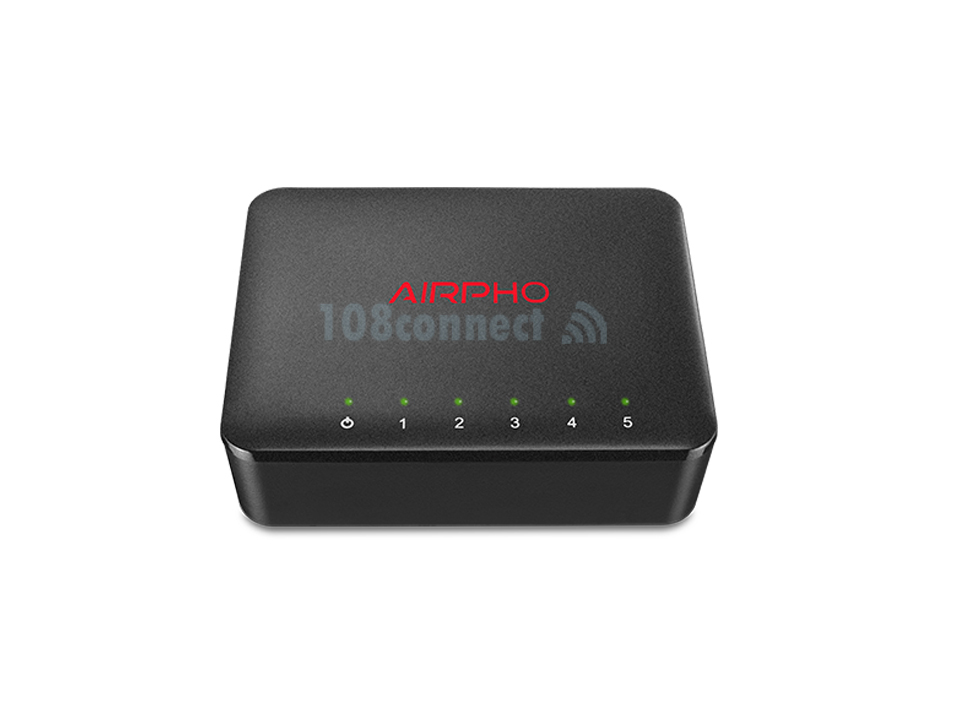 AIRPHO AR-GS105 5-Port Gigabit Desktop Switch