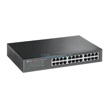 TP-LINK TL-SG1024D 24 Port 10/100/1000 Gigabit Unmanaged Switch Desktop/Rack-mount 13"