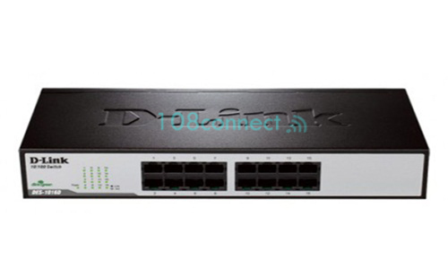 D-LINK DES-1016D 16-Port Fast Ethernet Desktop/Rackmount Switch in Metal Casing