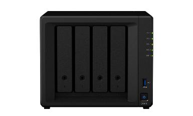 Synology DS418 4-bay DiskStation, Quad Core 1.4 GHz, 2GB RAM