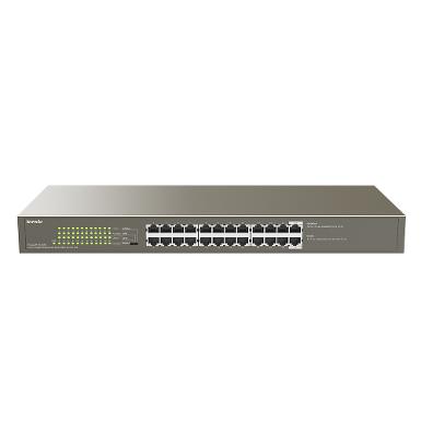 TENDA TEG1124P-24-250W 24-Port Gigabit Ethernet Switch with 24-Port PoE