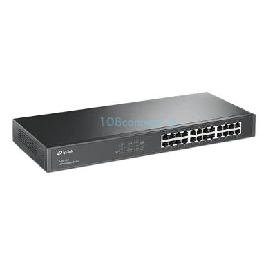 TP-LINK TL-SG1024 24 Port 10/100/1000 Fast Ethernet Gigabit Unmanaged Switch Rack-mount 19"