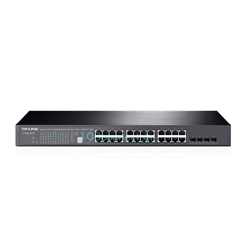 TP-LINK T1700G-28TQ 24-Port Smart managed Stackable Gigabit Switch w/ 4x 10GbE SFP+ Ports