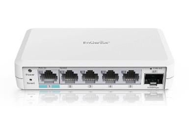 EnGenius EXT1106 Cloud Managed 5-Port Gigabit Switch Extender and 1 SFP slot