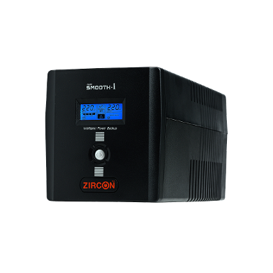 ZIRCON Smooth-i 1000VA/600W Line Interactive UPS/ Smooth-i/ 1000VA/600W/ Digital Display