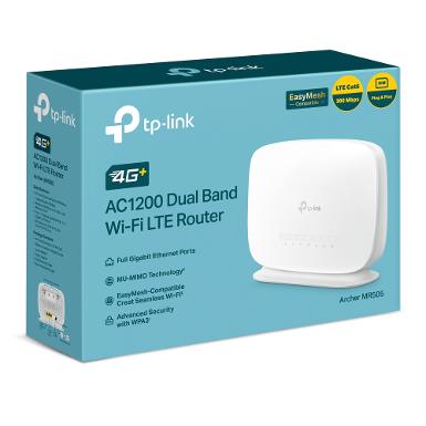 TP-LINK Archer MR505 4G+ Cat6 AC1200 Wireless Dual Band Gigabit Router